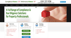 Desktop Screenshot of compliance-matters.co.uk